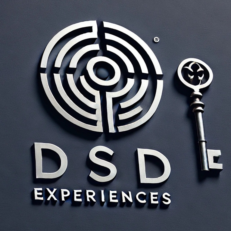DSD Experiences — labyrinth and key logo